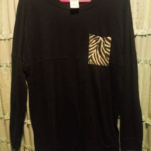 PINK Pocket Varsity Tee